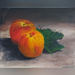 Acrylic Painting "Peaches"
